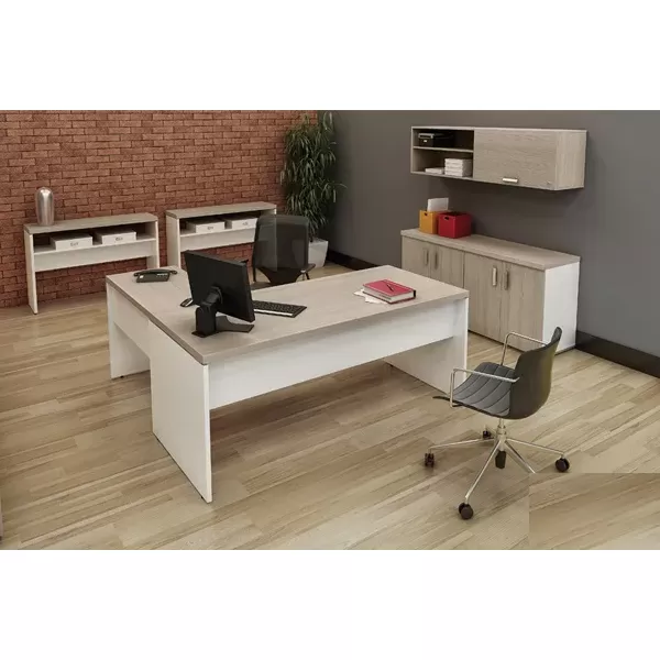 Mesa Para Escritório Executiva com Armário Diretor 40mm