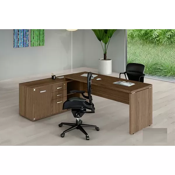 Mesa Para Escritório Executiva com Armário