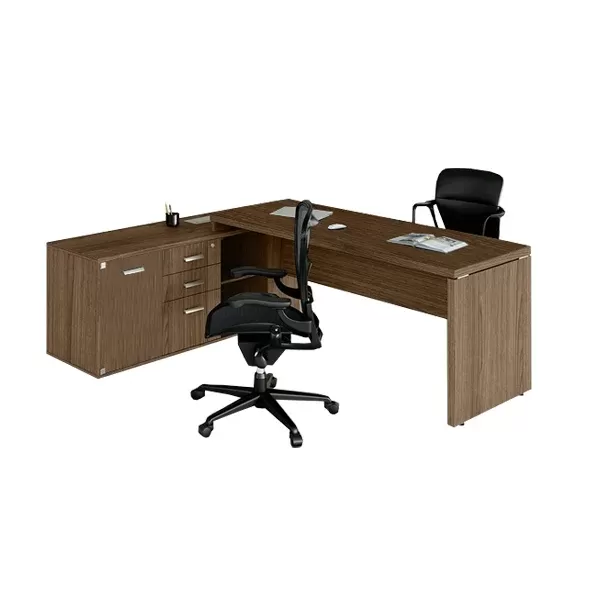 Mesa Para Escritório Executiva com Armário