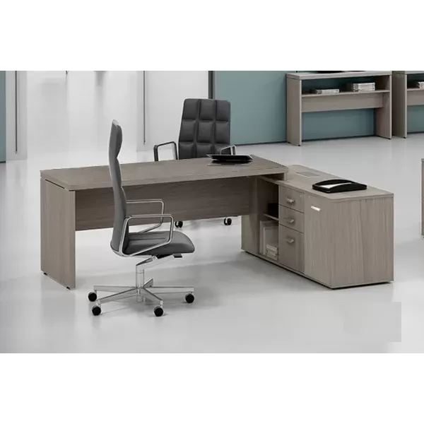 Mesa Para Escritório Executiva com Armário