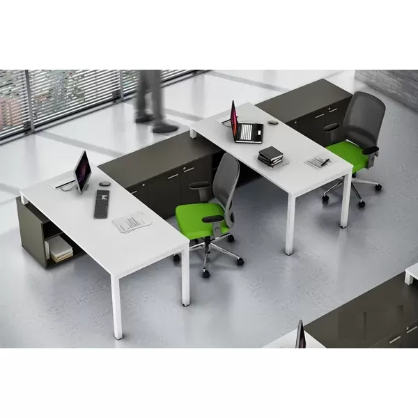 Mesa Para Escritório Executiva com Armário Lateral Diretor