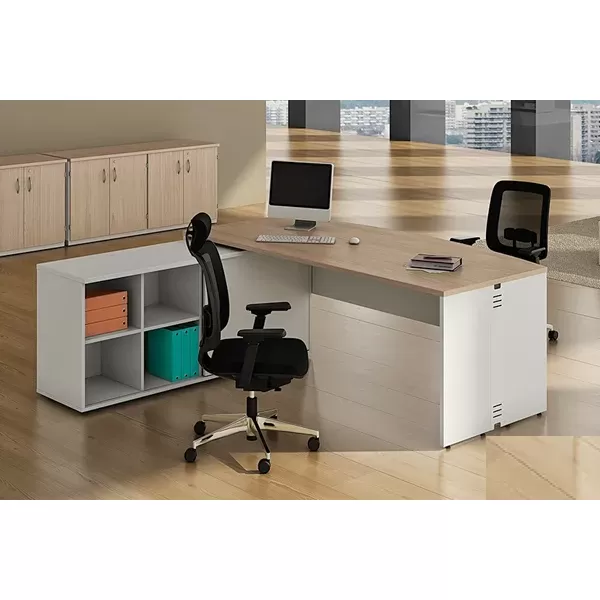 Mesa Para Escritório Executiva com Armário L Diretor