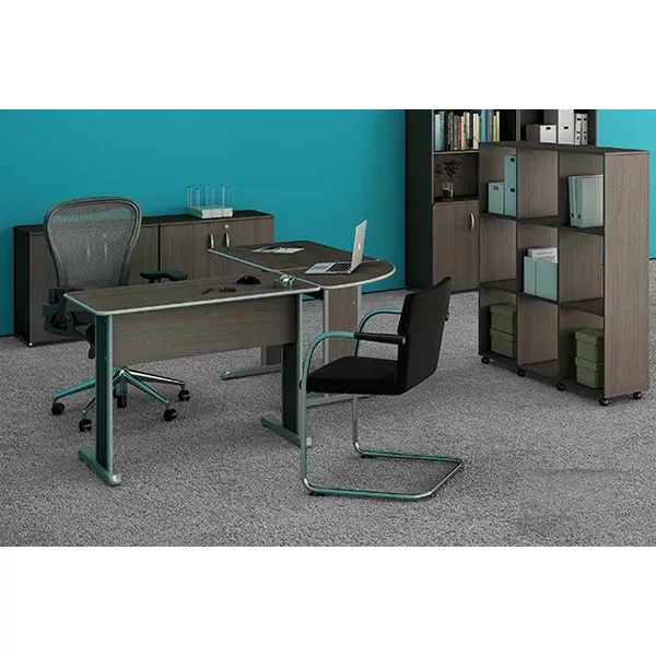 Mesa Para Escritório Com Mesa Auxiliar