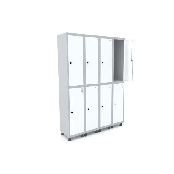 Roupeiro de aço para vestiário 8 portas grandes
