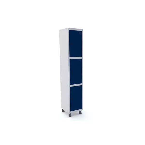 Roupeiro de Aço para vestiário 3 portas médias