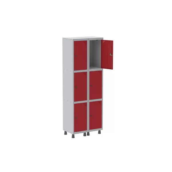 Roupeiro De Aço Para Vestiário 6 Portas Médias