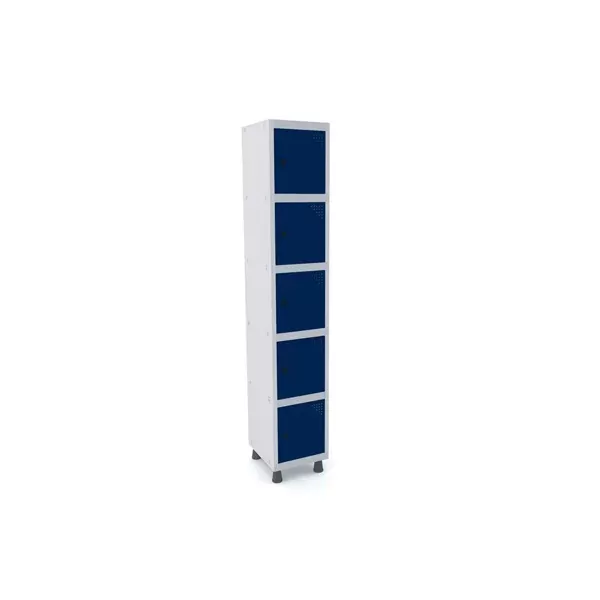 Roupeiro de aço para vestiário 5 portas mini