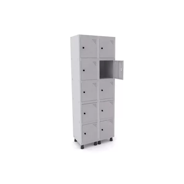 Roupeiro De Aço Para Vestiário 10 Portas Mini