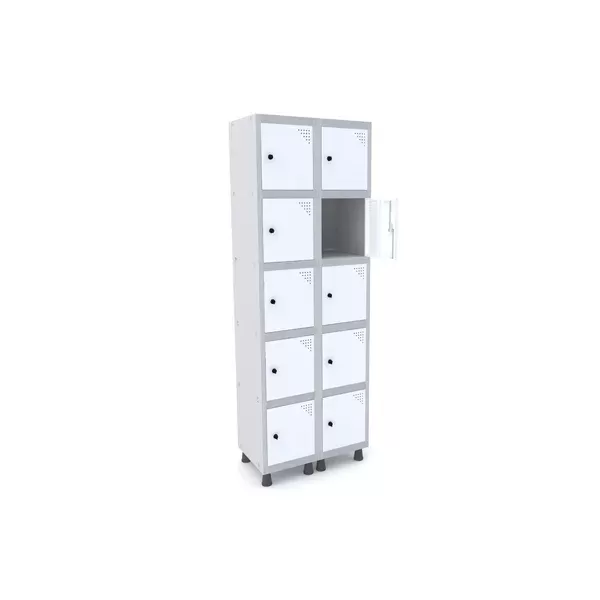 Roupeiro De Aço Para Vestiário 10 Portas Mini
