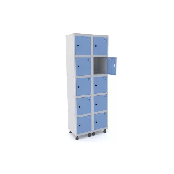 Roupeiro De Aço Para Vestiário 10 Portas Mini