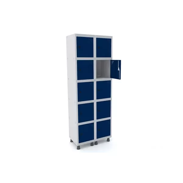 Roupeiro De Aço Para Vestiário 10 Portas Mini