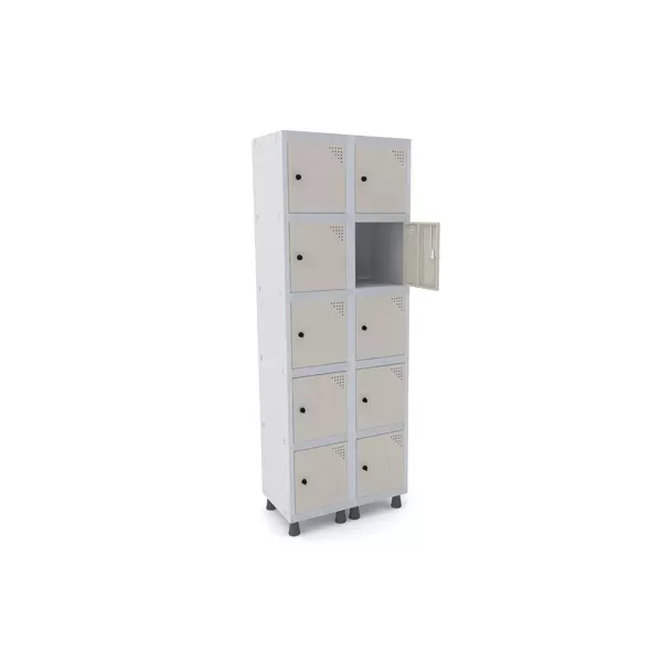 Roupeiro De Aço Para Vestiário 10 Portas Mini