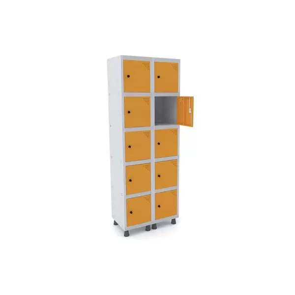 Roupeiro De Aço Para Vestiário 10 Portas Mini