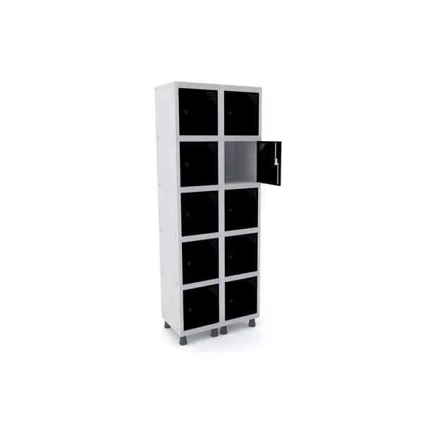 Roupeiro De Aço Para Vestiário 10 Portas Mini