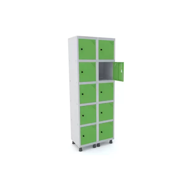 Roupeiro De Aço Para Vestiário 10 Portas Mini