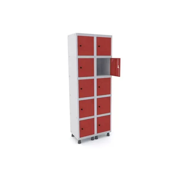 Roupeiro De Aço Para Vestiário 10 Portas Mini