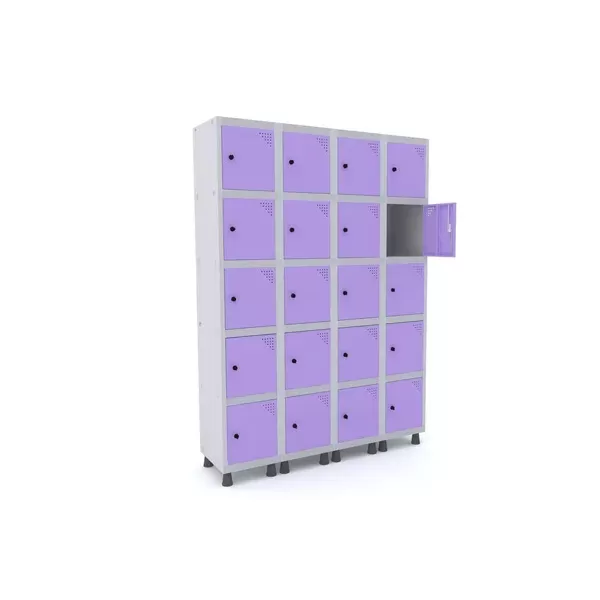 Roupeiro De Aço Para Vestiário 20 Portas Mini