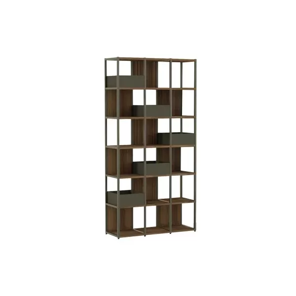 Estante industrial decorativa com 03 módulos