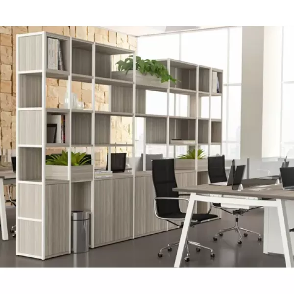 Estante industrial decorativa com 04 módulos