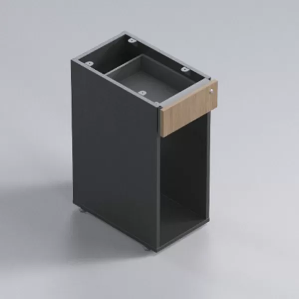 Gaveteiro Para Escritório pedestal 1 gaveta suporte para CPU