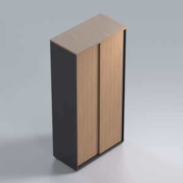 Armário Para Escritório Alto Portas de Correr