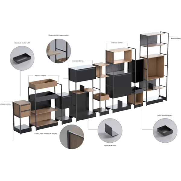 Estante Modular Connect