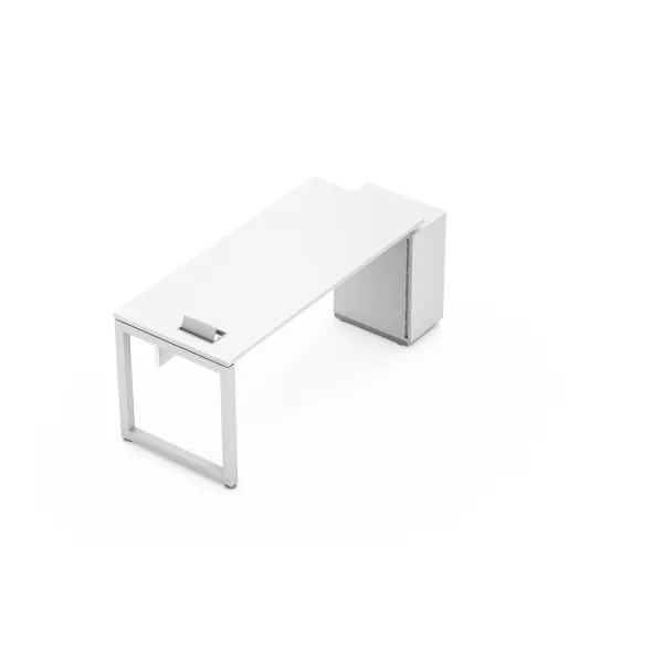 Mesa Para Escritório Reta Com gaveteiro
