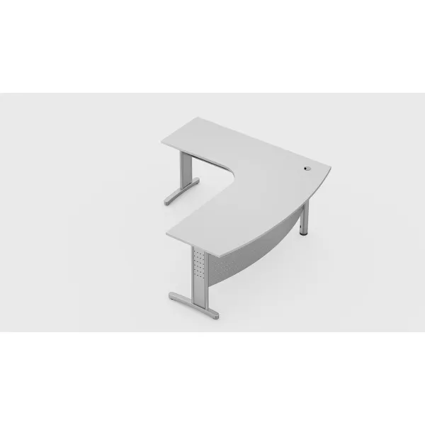 Mesa para escritório de trabalho em L atendimento