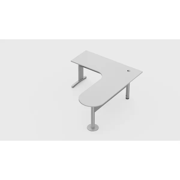 Mesa para escritório de trabalho em L península