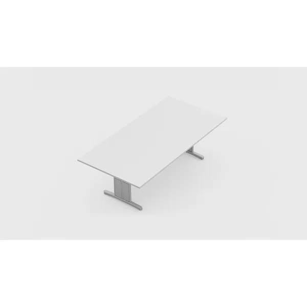 Mesa de reunião retangular
