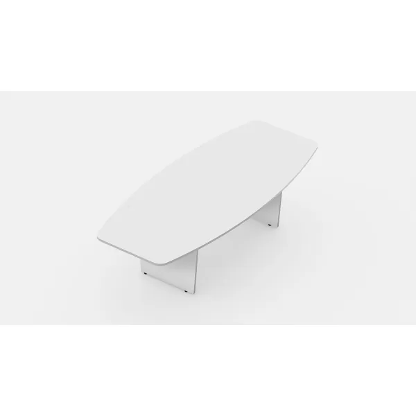 Mesa de reunião semioval