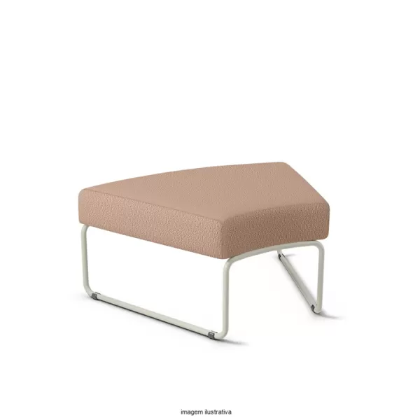 Sofá Modular PIX Curvo 45° sem encosto