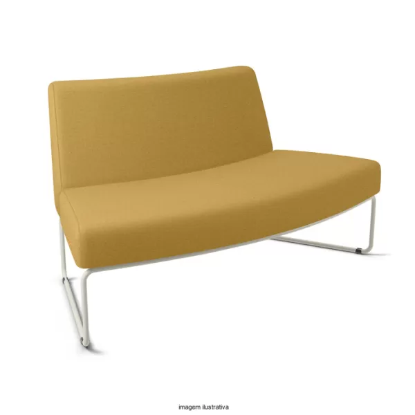 Sofá Modular PIX Curvo Convexo 45° com encosto