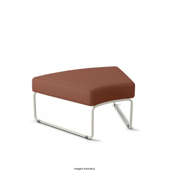 Sofá Modular PIX Curvo 45° sem encosto