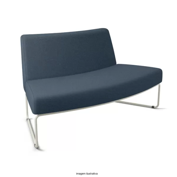Sofá Modular PIX Curvo Convexo 45° com encosto