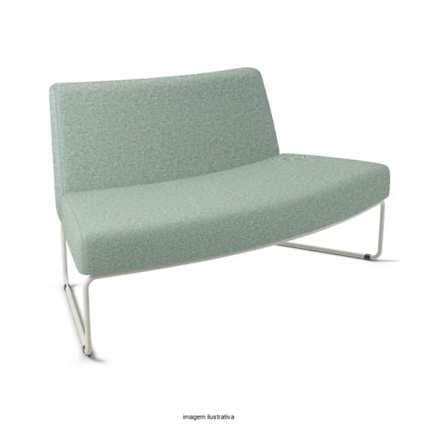 Sofá Modular PIX Curvo Convexo 45° com encosto