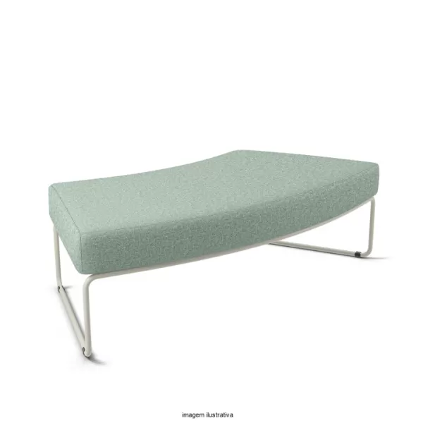 Sofá Modular PIX Curvo Convexo 45° sem encosto